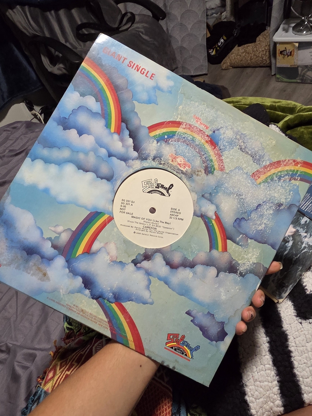vintage 1980 12"VINYL promotional disco-funk single "Magic of You (Like the Way)